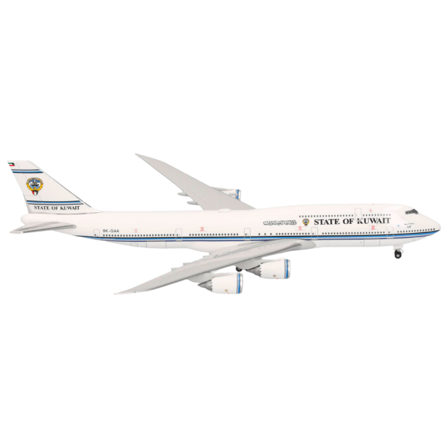 Herpa Wings Flugzeugmodell Kuwait Government Boeing 747-8 BBJ (1:500)